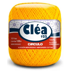 Linha Clea 125 Circulo Cor 1289- Canário Amarelo Com 125 Metros