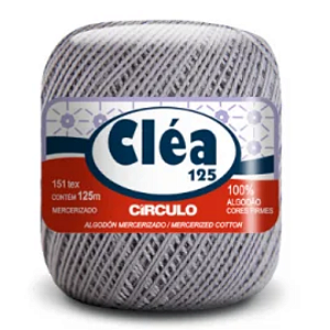 Linha Clea 125 Circulo Cor 8473- Aluminio Cinza Com 125 Metros