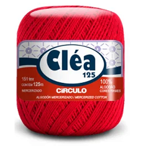 Linha Clea 125 Circulo Cor 3528- Carmim Com 125 Metros