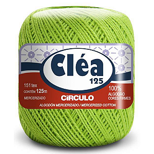 Linha Clea 125 Circulo Cor 5203- Verde Greenery Com 125 Metros