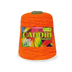Barbante Cadori N.06 600g Cor-815 Laranja Neon