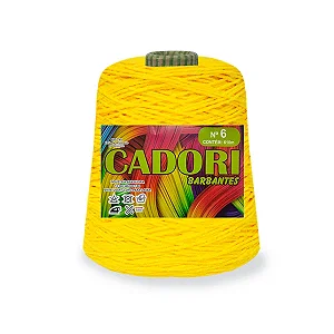 Barbante Cadori N.06 600g Cor-803 Amarelo Neon