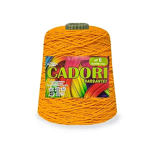 Barbante Cadori N.06 600g Cor-719 Amarelo Ouro