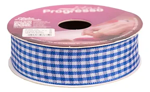Fita Xadrez Progresso XT005 22mm com 10mts 214 Azul Royal