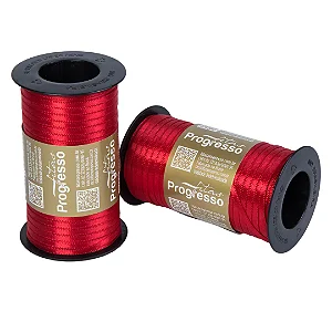 Fita de Cetim T900/000 4mmx100m COR 209 Vermelho Fitas Progresso