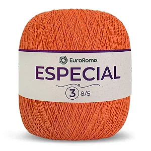 Barbante EuroRoma Especial Colorido nº3 750-Laranja 1400m