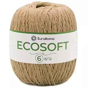 Barbante EuroRoma Ecosoft n°6 452mts 1110 Bege