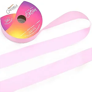 Fita de Cetim Cinderela N.09 38mm com 50mts Cor 11 Rosa