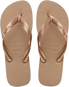 Chinelo Havaianas Top (37/38) - 1 Par- Rose Gold