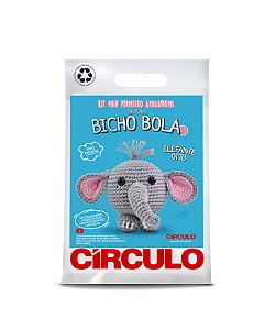 Kit Amigurumi Coleção Bicho Bola - Elefante Otto
