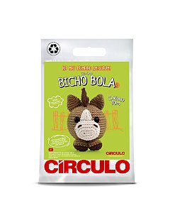 Kit Amigurumi Coleção Bicho Bola - Cavalo Tom