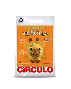 Kit Amigurumi Coleção Bicho Bola - Girafa Mel