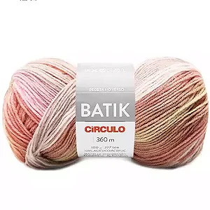Fio Batik Circulo 100g 9735- Mescla Água Cheiro Cinza/Rosa/Branco