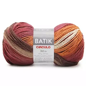 Fio Batik Circulo 100g 9486- Mescla Trilha