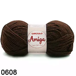 Fio Amiga Circulo 100g 608- Marrom Chocolate