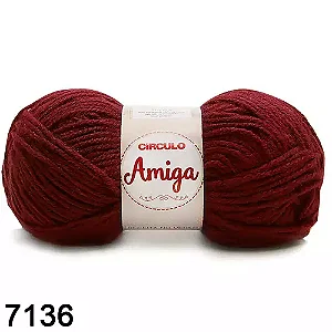 Fio Amiga Circulo 100g 7136- Marsala