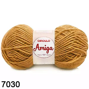 Fio Amiga Circulo 100g 7030- Mostarda