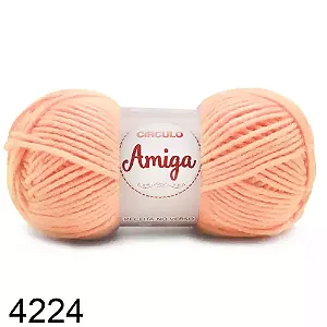 Fio Amiga Circulo 100g 4224- Peach Fuzz