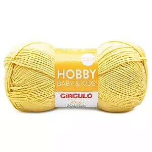 Fio Hobby Baby e Kids Circulo 100g 1245- Canário Amarelo