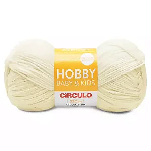 Fio Hobby Baby e Kids Circulo 100g 802- Clean Natural