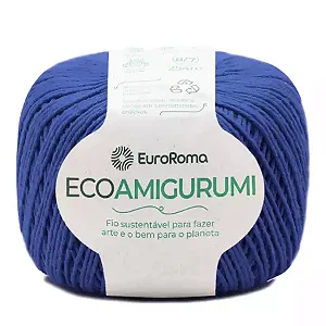 Fio Ecoamigurumi EuroRoma 254mts Cor - 903- Azul Royal