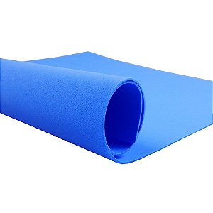 EVA Placa 40x50cmx1,5mm Cor Azul Royal 1 Unidade