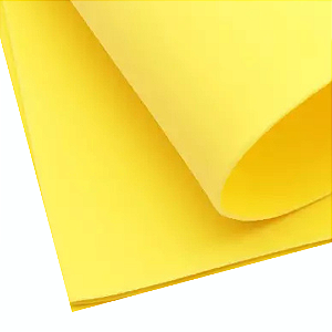 EVA Placa 40x50cmx1,5mm Cor Amarelo Ouro 1 Unidade