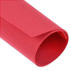 EVA Placa 40x50cmx1,5mm Cor Vermelho Escuro 1 Unidade