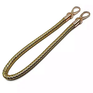 Alça Trançada Dourada para Bolsa 60x1,2cm Ro.155510