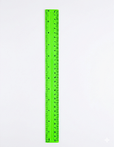 Régua Plástica 30cm Yins Paper Verde Neon
