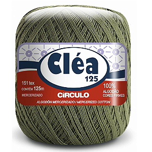 Linha Clea 125 Circulo Cor 5368- Verde Militar Com 125 Metros