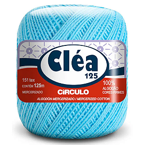 Linha Clea 125 Circulo Cor 2151- Azul Ceu Com 125 Metros