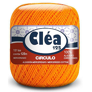 Linha Clea 125 Circulo Cor 4156- Cenoura Com 125 Metros