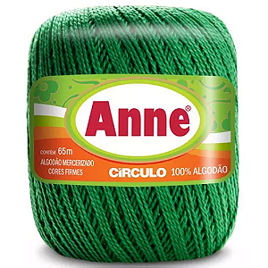 Linha Anne 65m Algodão Cor 5638- Trevo com 65 metros
