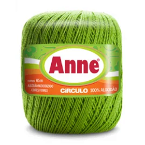 Linha Anne 65m Algodão Cor 5203- Verde Greenery com 65 metros