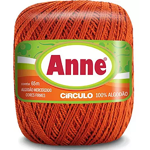 Linha Anne 65m Algodão Cor 7529- Terracota com 65 metros
