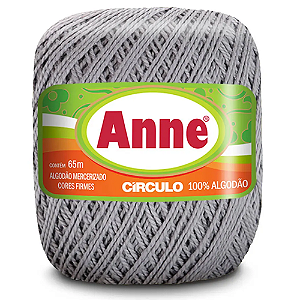 Linha Anne 65m Algodão Cor 8473- Aluminio com 65 metros