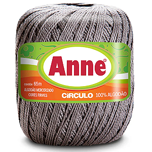 Linha Anne 65m Algodão Cor 8797- Aço com 65 metros
