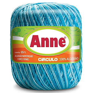 Linha Anne 65m Algodão Cor 9113- Cascata com 65 metros