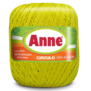 Linha Anne 65m Algodão Cor 1779- Amarelo Citrico com 65 metros