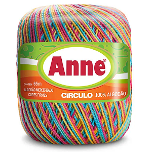 Linha Anne 65m Algodão Cor 9976- Parque com 65 metros