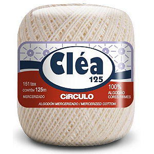Linha Clea 125 Circulo Cor 8176- Off White Com 125 Metros