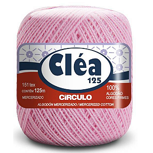 Linha Clea 125 Circulo Cor 3526- Rosa Candy Com 125 Metros