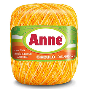 Linha Anne 65m Algodão Cor 9368- Raio De Sol com 65 metros