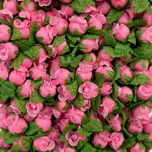 Rosinha Artificial 144 Unidades Cor 140 Rosa Chiclete