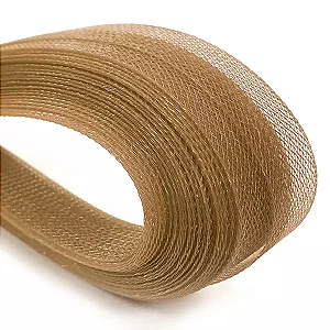 Fita Crinol - 3,8cm - RO.110039 Dourado Com 22,8Mt