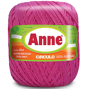 Linha Anne 65m Algodão Cor 3839- Rosa Citrico com 65 metros