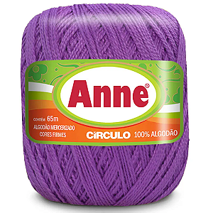 Linha Anne 65m Algodão Cor 6567- Roxo Citrico com 65 metros