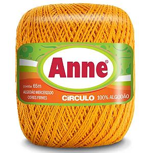 Linha Anne 65m Algodão Cor 7030- Mostarda com 65 metros