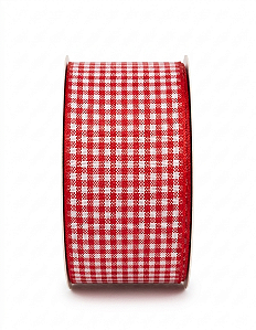 Fita Xadrez 38mm Rolo 10 Metros NYBC Cor 145 Vermelho